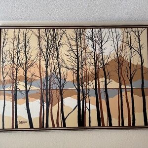 Vintage Letterman painting